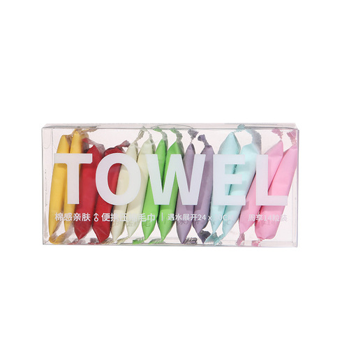 Disposable Portable Compressed Towel Facial Cloth Thickened Large Cotton Towel Travel Independent Packaging Cleansing Towel