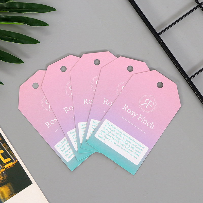 直供免打孔服装包装挂牌彩印广告宣传画册电子产品说明书可印LOGO