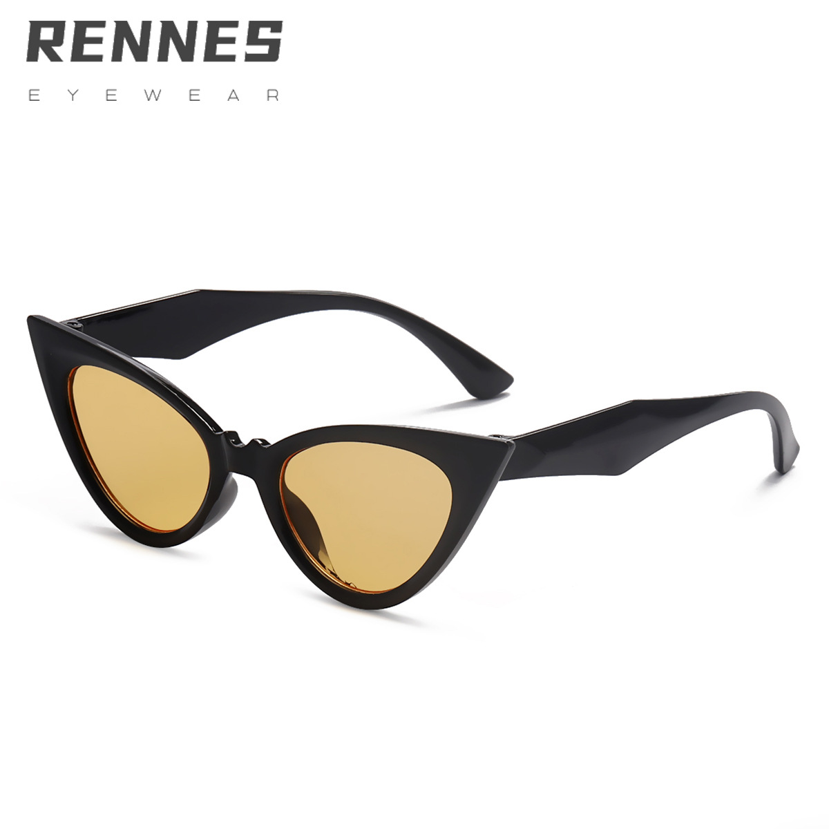 2022 nuevo triángulo gato ojo gafas de sol moda europea y americana calle tiro gafas de sol pequeño marco personalizado gafas de sol 97112