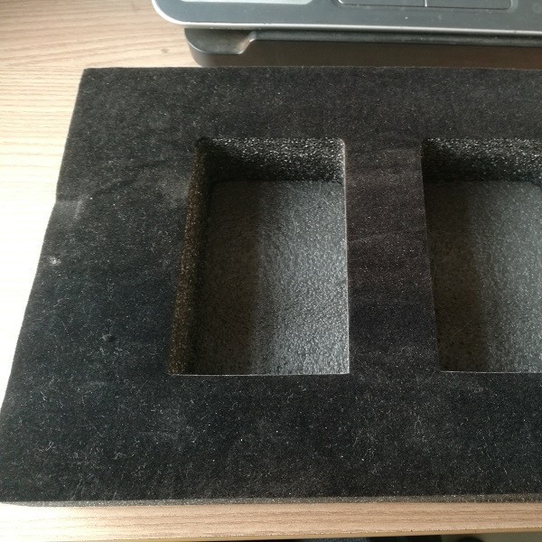 定购青岛包装环保海棉内衬50T厚度 80T加高黑色加密海棉内衬