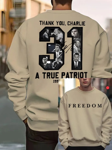 【跨境欧码】[Made in USA] Freedom Charlie Kirk Sweatshirt|undefined