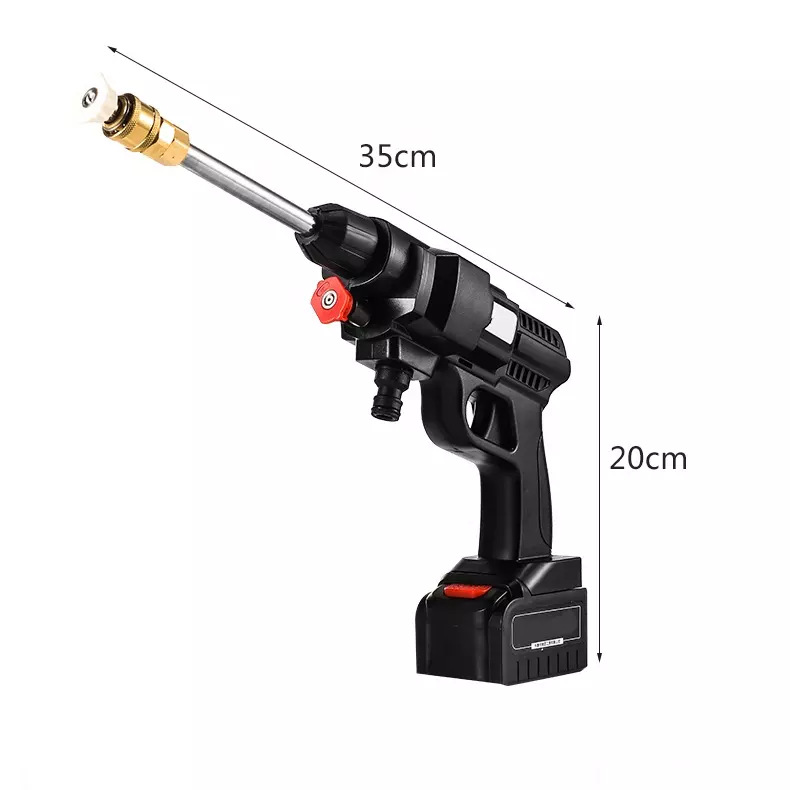 24V高压无绳洗车机锂电池无线喷雾便携式水枪汽车美容清洗机