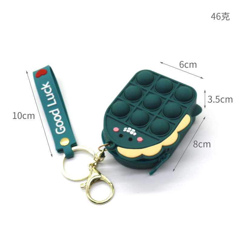 Ratón asesino pionero moneda monedero bolso de los niños de dibujos animados lindo presionando bolsa de silicona unicornio hombro crossbody gato bolsa