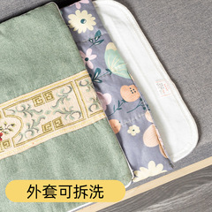 電加熱艾絨艾灸坐墊辦公室家用艾草墊子無煙熏發熱久坐熱敷臀部