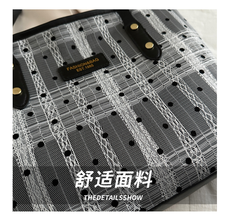 Fashionable large-capacity tote bag for women, new autumn 2024 collection, casual retro single-shoulder bag, commuter handbag, cross-border bag undefined