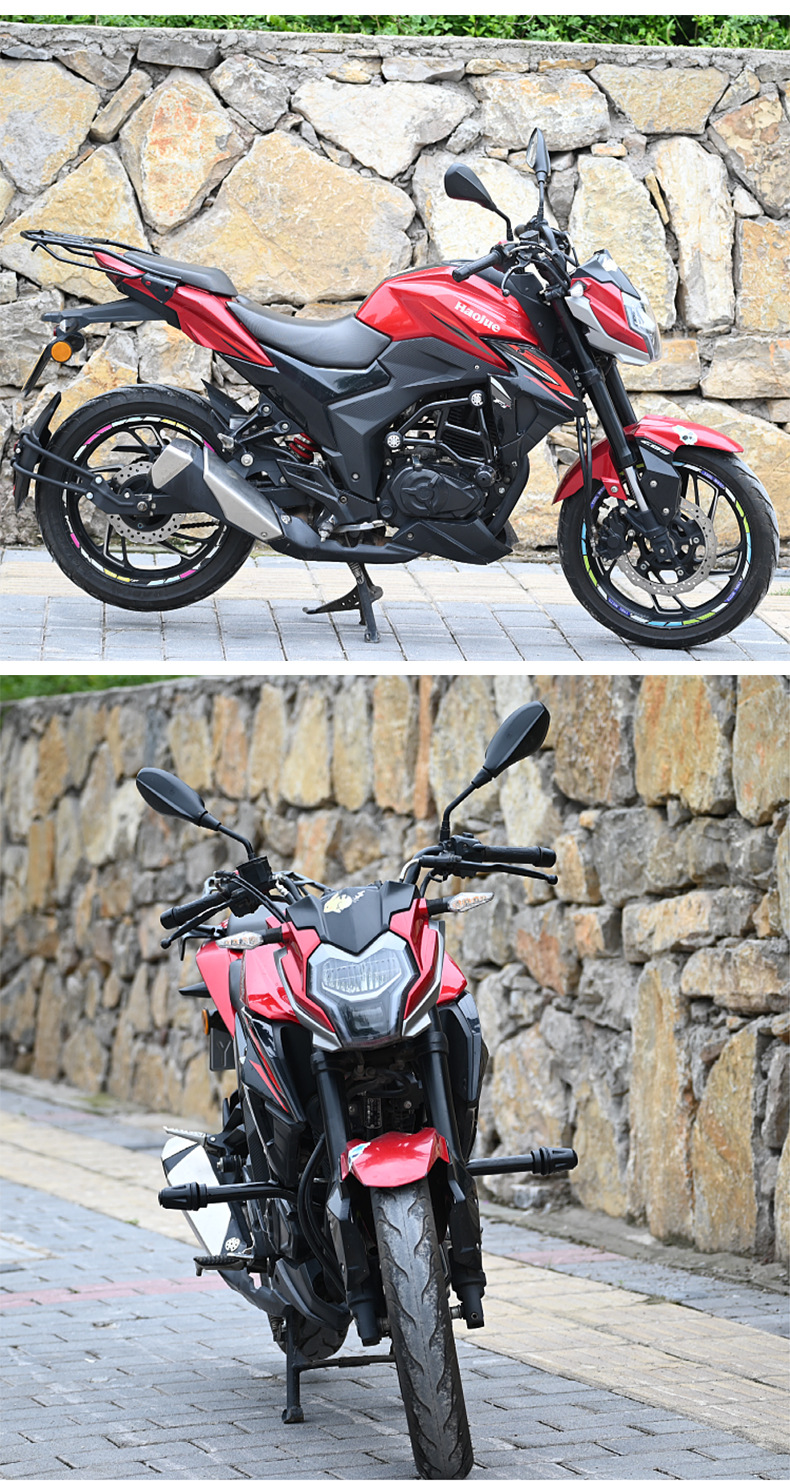 Suitable for Haojue Dl150 Bumper Front Bumper Dr160 Carbon Steel Anti-Fall Bar Motorcycle Competition Bar Modification Accessories
