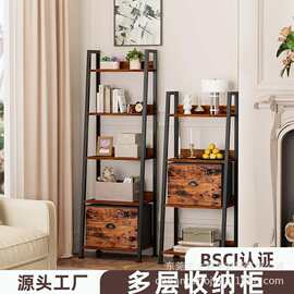 跨境定制多层收纳柜家居落地置物架承重强大容量货架阳台花盆架