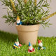 Cross-border Amazon popular yoga dwarf micro landscape decoration cartoon White Hu European and American fairy tale style scene
