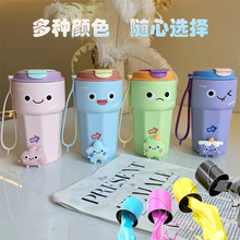 百货热卖爆款可爱咖啡杯多巴胺保温杯情侣送礼必备随行杯一件代发