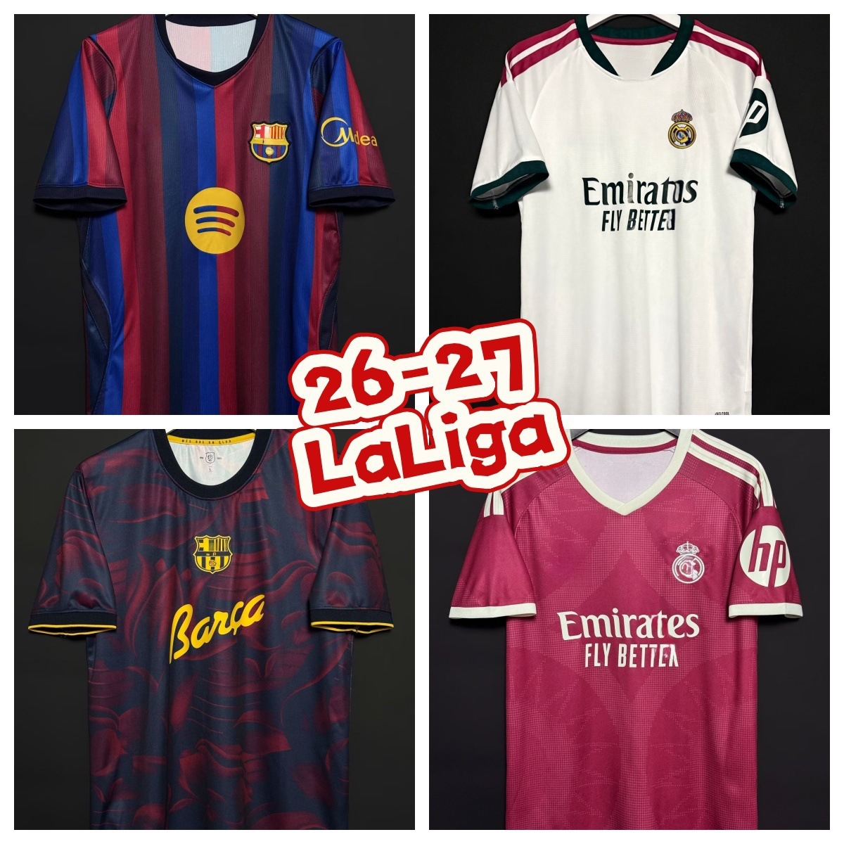 La Liqa futbol formaları - Real Madrid, Barselona, Atletiko