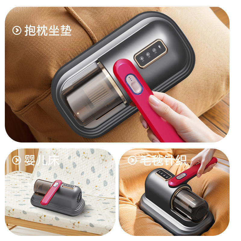 国境を越えた新型ダニ除去器家庭用ベッドで強い吸引力紫外線殺菌猫毛卸売り掃除機|undefined