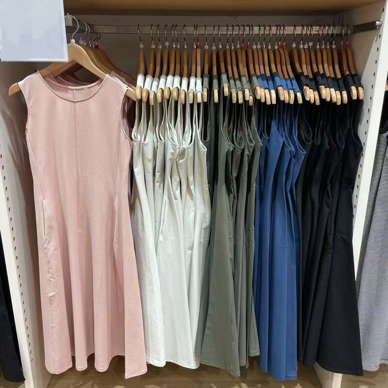 URAZ Women's High Stretch Sleeveless dress/Long Skirt 25 Spring/Summer New 477305