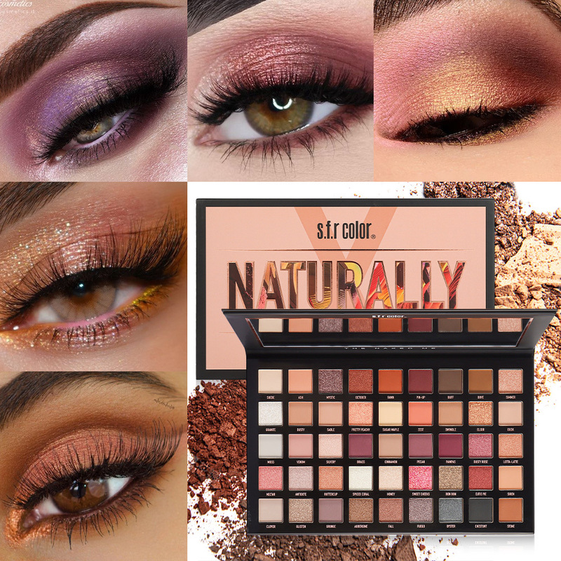 S.F.R45 Color Paper Eyeshadow Palette Earth Tones Highlighter Contouring Beginner Eyeshadow Daily Light Makeup Smoky Makeup