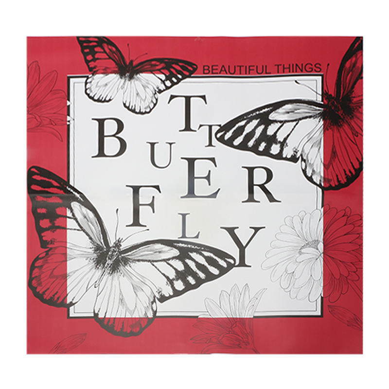 Huaxi Dream Butterfly Paper embalaje de flores comercio exterior transfronterizo al por mayor florista bouquet Ouyaday papel de regalo de flores