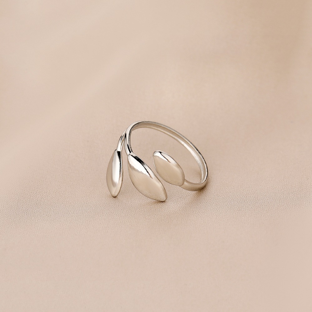 Lady Simple Style Geometric Stainless Steel Open Ring In Bulk display picture 5