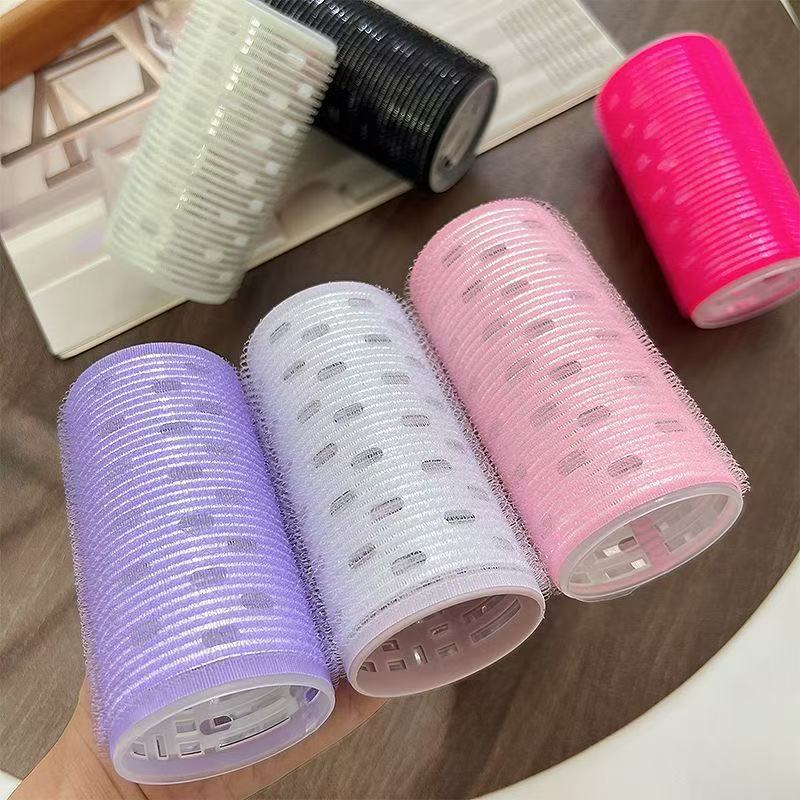 Large Self-Adhesive Hair Curling Rollers for Air Bangs, Hollow High Crown Hair Volumizing Tool, Hair Clip for Women
