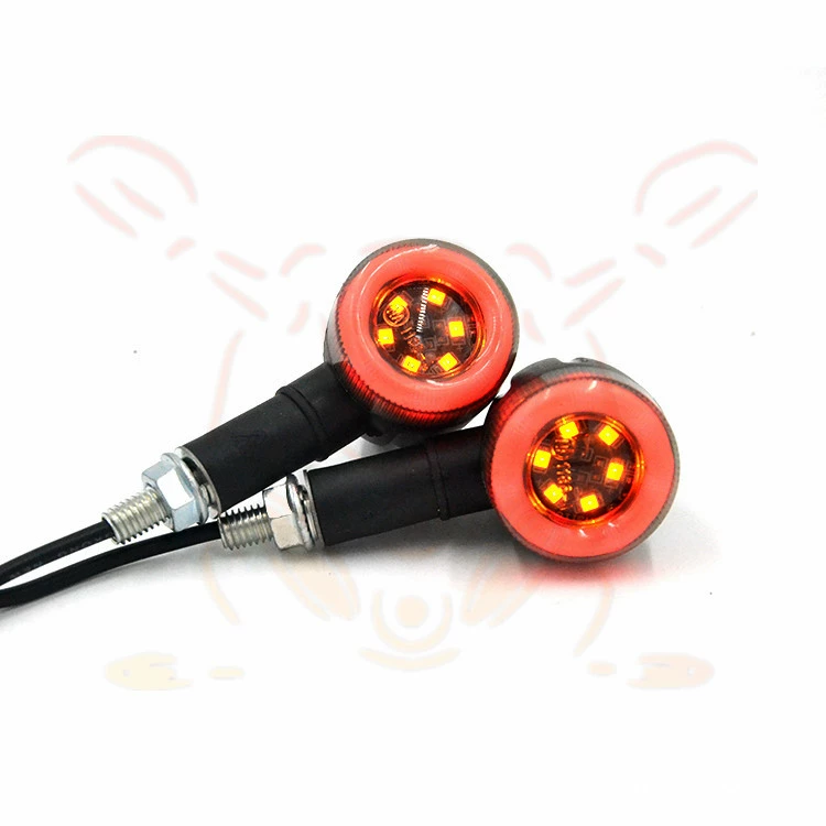 Мотоцикл CG125, указатель поворота, внедорожник, 12 В, уличный спортивный автомобиль, светодиодный указатель поворота, аксессуары для модификации EN, поворотный свет в сборе