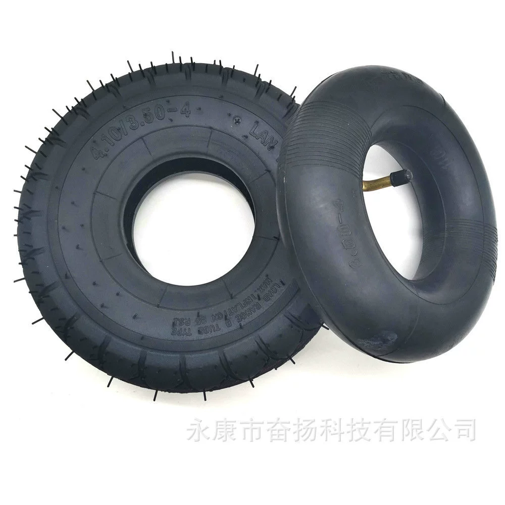 Трехколесный велосипед 4,10/3,50-4, шины для скутера, коляска, маленький четырехколесный маленький электромобиль, утолщенные внутренние и внешние шины
