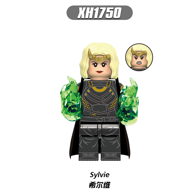 Foreign Trade Goods Xinhong XH1743 1750 Superhero Man Children's Assembled Building Blocks Toy OPP Bag