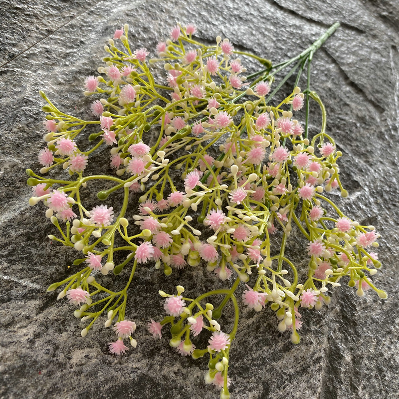 Idílico fresco 5-tenedor 150-cabeza mango pequeño ramo estrellado Estudio de tiro accesorios manojo simulación flores falsas