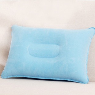 Travel Pillow Portable Folding Inflatable Pillow Adult Outdoor Sleeping Pillow Waist Cushion Office Pillow Lunch Break Sleeping Artifact