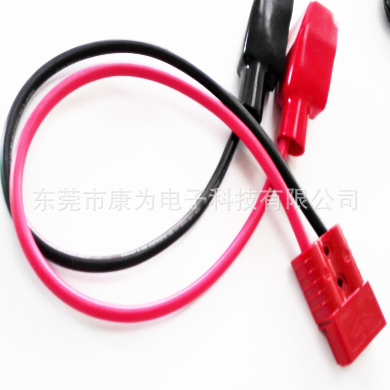 专供电动车电瓶车充电线电瓶线扫地机洗机机电瓶铜扣夹头线电瓶线