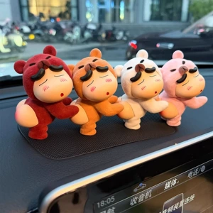 Флокированная фигурка-мишка Crayon Shin-chan