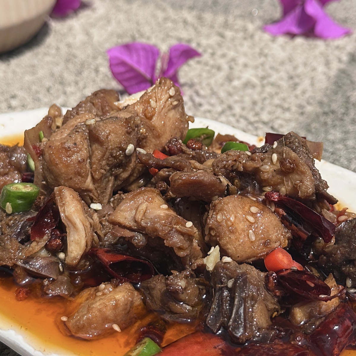 香辣冷吃鸡丁开店米线堂食酒店商用开袋速食方便四川风味商用装