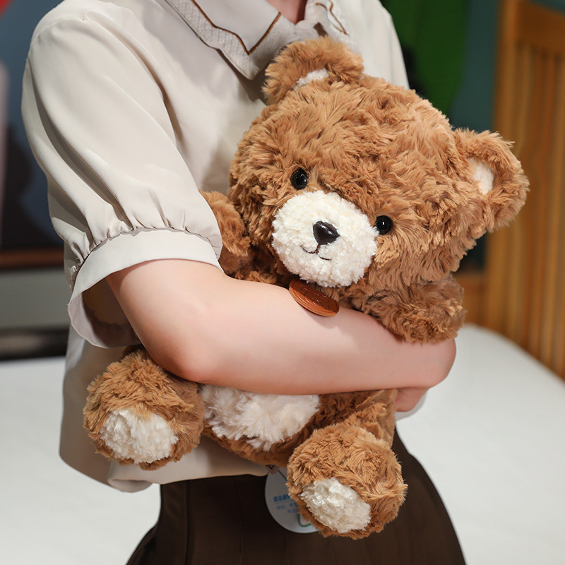 Lindo oso guerrero muñeca Teddy Mackey oso muñeca de peluche muñeca de trapo cumpleaños infantil