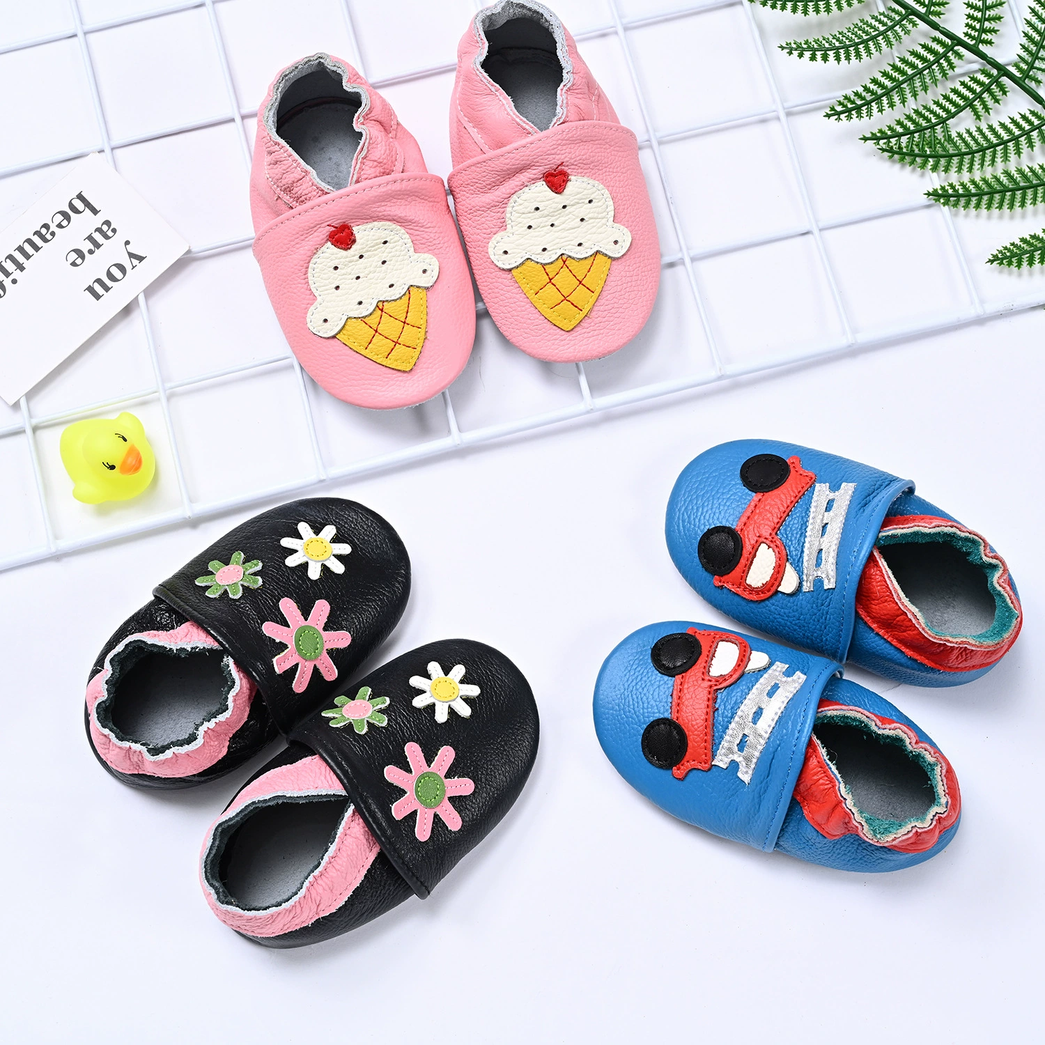 Прямые продажи с фабрики детская обувь для малышей Высококачественная весенне-осенняя одиночная обувь из воловьей кожи первого слоя с мягкой подошвой