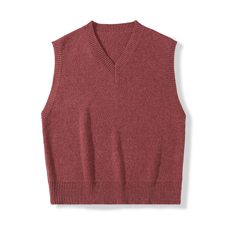Men's clothing special supply 's casual autumn and winter new trendy brand knitted vest sleeveless waistcoat sweater_voghion.com