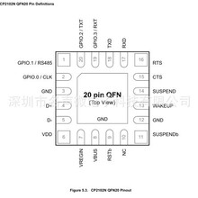 ������̖����RS232�DUSBоƬPL2303GC-QFN20 ���İ���QCP2102N
