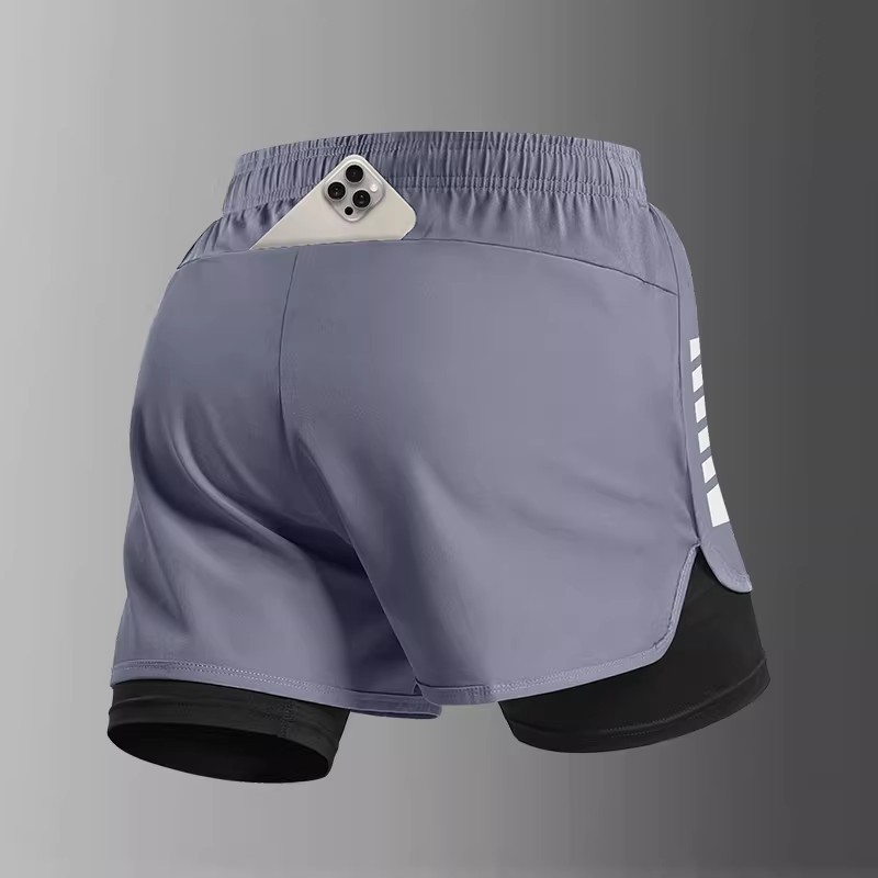 Set de 3 Piezas de Traje de Baño para Hombre con Gorro y Gafas de Nailon para Natación image 11