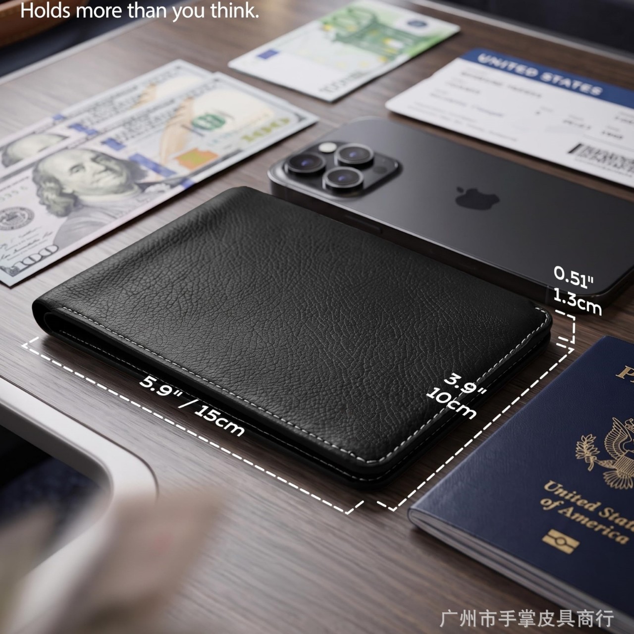 Amazon Travel Passport Holder Airtag Locator Card Wallet Passport Pouch Multi-functional Passport Organizer with Card Slot