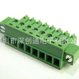 厂家供应15EDGKM配VM直针RM弯针3.81间距3.5间距 带螺丝插拔式接