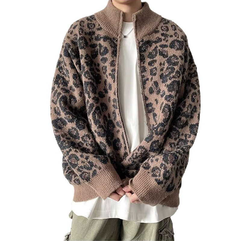 Explosiones transfronterizas de tamaño grande europeo polo camiseta con solapa a rayas suéter de punto hombre viejo suéter de viento fábrica al por mayor