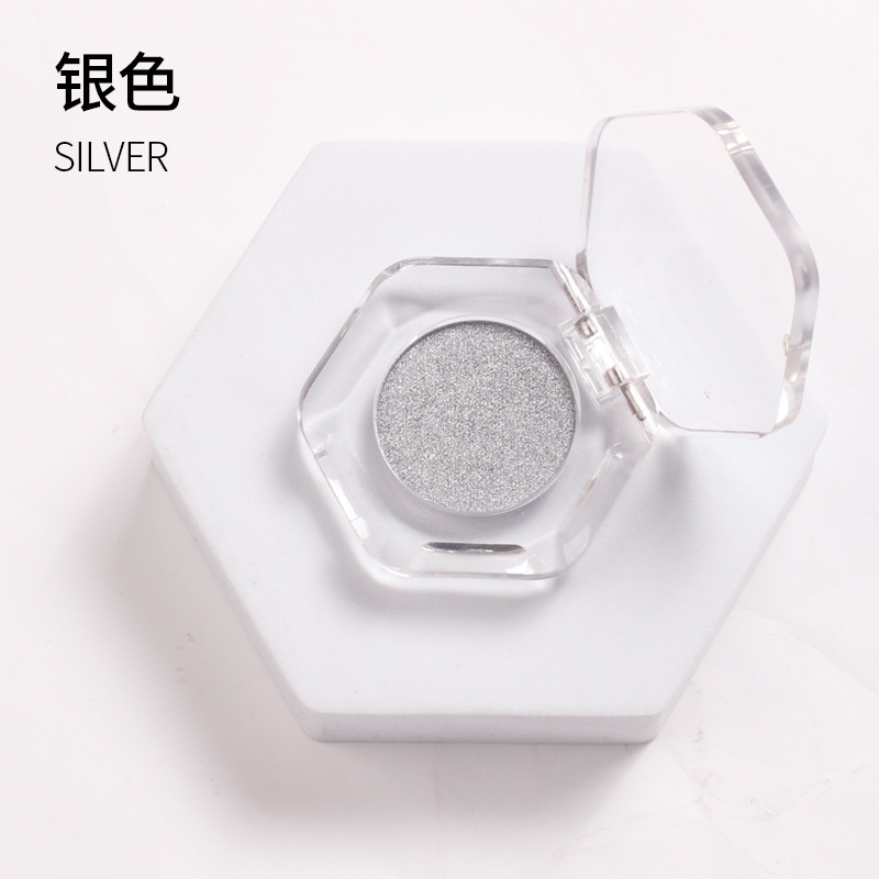 Japonés Super brillante polvo de uñas espejo de harina de titanio polvo de oro transfronterizo nuevo clavo sólido espejo mágico en polvo caja Flip transparente