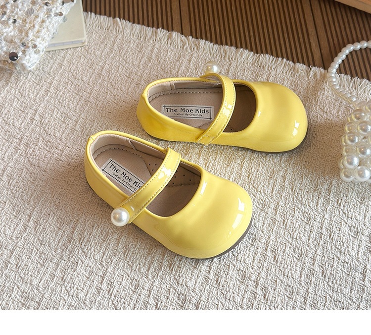 Klassische Mary Jane Ballerinas Mit Perlen Für Mädchen Elegant_voghion.com