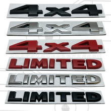 金属4X4车贴 LIMITED限量四驱车标适用于吉普牧马人指南者自由光