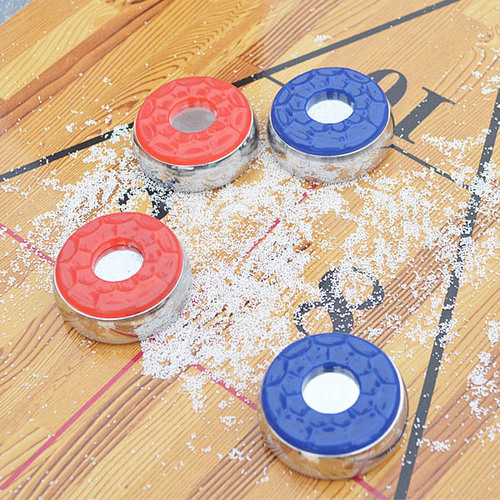 High-end 53mm-diameter Sha Hu ball discs, Sha Hu ball accessories, Sha Hu arc & pot balls—8 pieces per set, featuring 4 blue and 4 red balls.