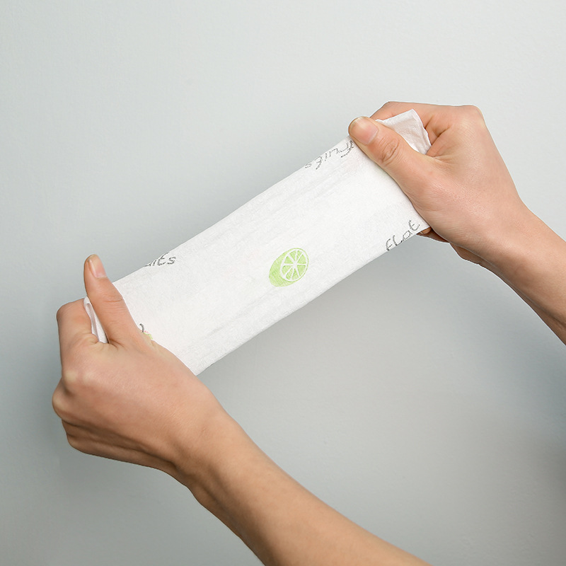 懶人抹布加厚一次性洗碗布巾不沾油乾濕兩用家用廚房純白大卷批發