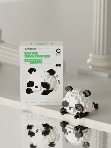 Following League-Great Panda 167pcs (Color Box Pretend)