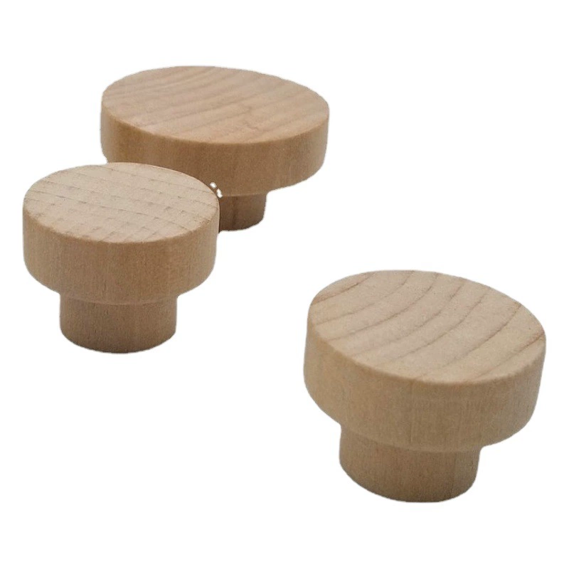 Оптовая продажа мебели с фабрики деревянная ручка деревянный крючок одно отверстие лотос гриб деревянная ручка дверная и оконная ручка ящика деревянные аксессуары