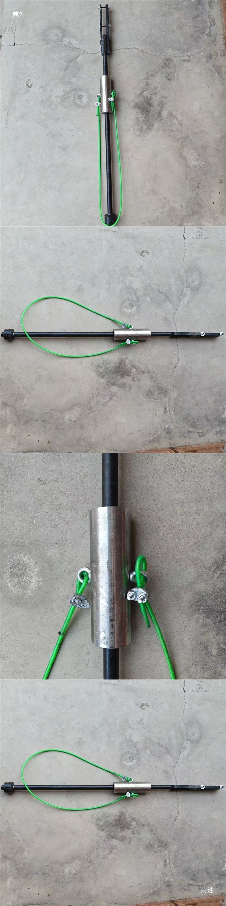 Cross-axis removal tool for hand-held polishing machines, universal hexagonal steel polishing machine shaft removal tool