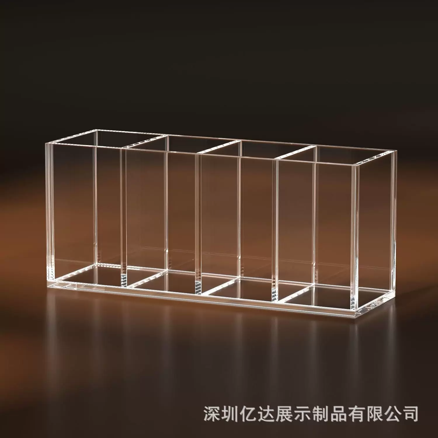 透明亚克力笔筒桌面配件铅笔筒铅笔杯用于笔标记尺橡皮檫