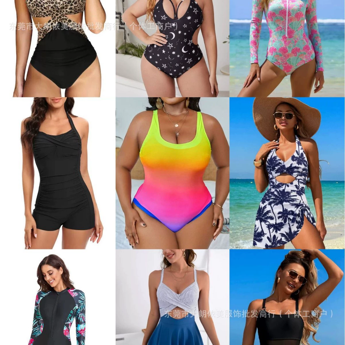 Трансграничные европейские и американские запасы, разные принтованные ремни на шнурке, модный консервативный бикини, закрывающий живот, цельный купальник