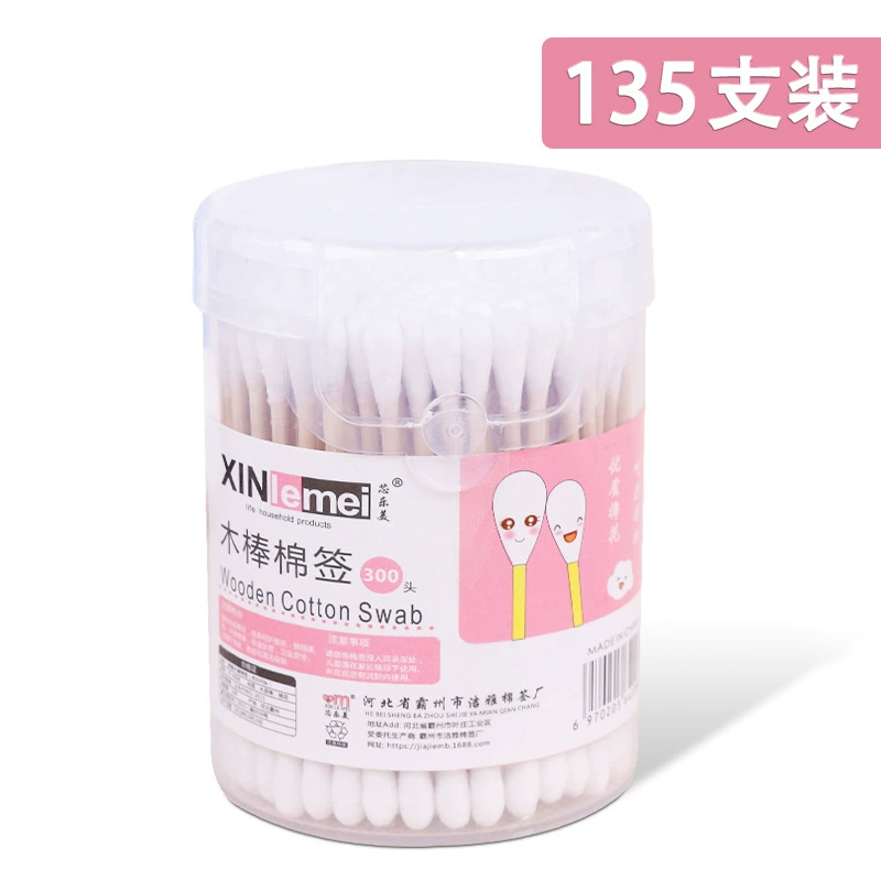 Cotton Swabs (XINlemei) Bamboo-Handle Double-Ended, Disposable, Multiple Pack Sizes