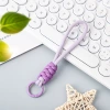Purple Double Diamond Knot Lanyard (with hanging loop)