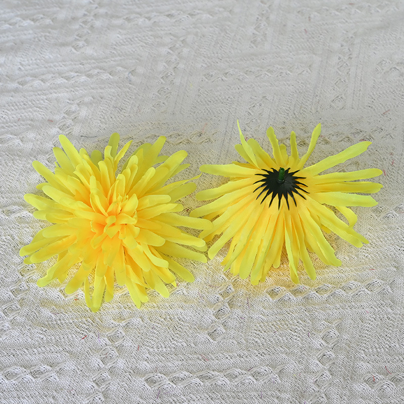14cm crisantemo imitación aguja de pino crisantemo imitación tela de seda imitación flores DIY imitación flores