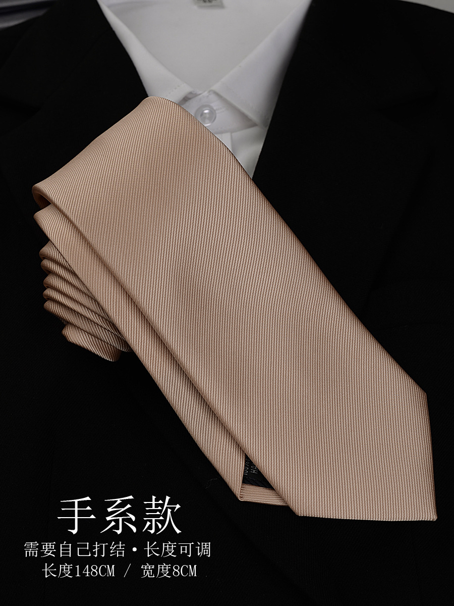 メーカーの国境を越えたメンズフォーマルウェアハイエンドレトロブラックとグレーのネクタイビジネスカジュアルジッパープロの仕事用手作り